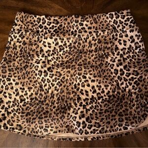 Leopard Print Women's Skirt